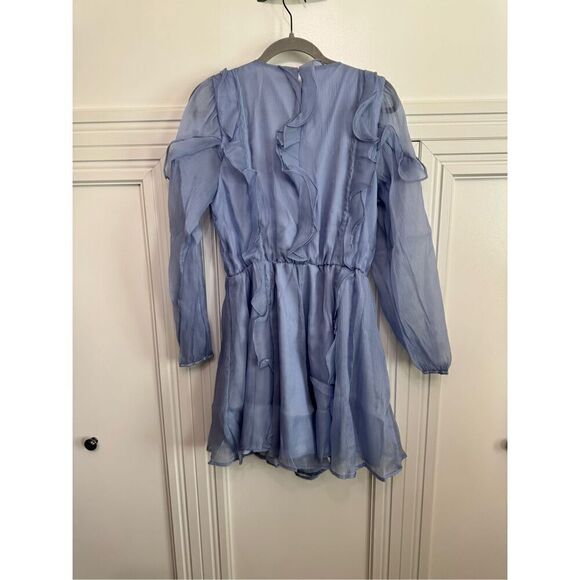 Anthropologie Blue Romper Size Medium - Picture 4 of 6